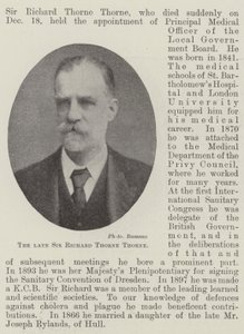 Zesnulý sir Richard Thorne Thorne od English Photographer