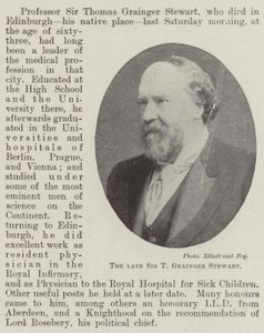 Zesnulý sir T Grainger Stewart od English Photographer
