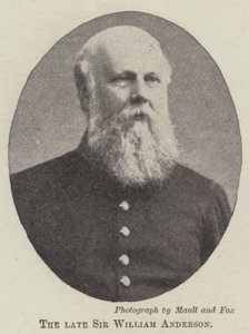 Zesnulý sir William Anderson od English Photographer