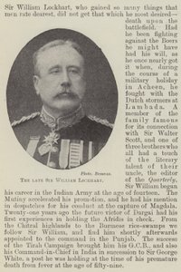 Zesnulý sir William Lockhart od English Photographer