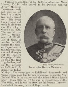 Zesnulý sir William Mackinnon od English Photographer