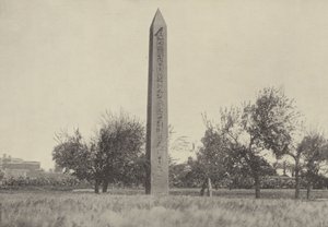 Obelisk Heliopolis, kde byl vzděláván Mojžíš od English Photographer