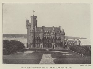 Hrad Thurso, Caithness, sídlo sira Johna Sinclaira, Baronet od English Photographer