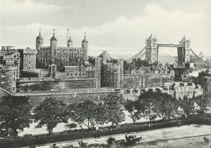 Tower of London a Tower Bridge od English Photographer