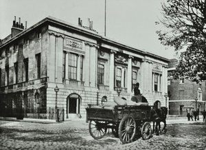 Trinity House, Trinity Square, City of London, 1890 od English Photographer