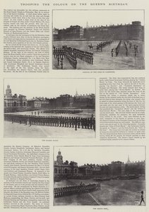 Trooping the Color na Queens Birthday od English Photographer