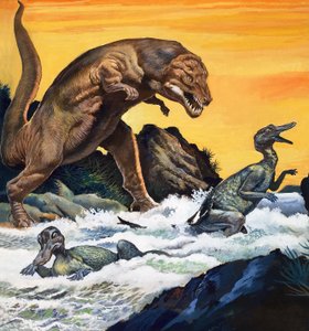 Tyranosaurus Rex, z filmu "Při hledání dinosaurů od English Photographer