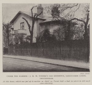 Under the Hammer, JM W Turners Old Residence, Sandycombe Lodge, Twickenham od English Photographer