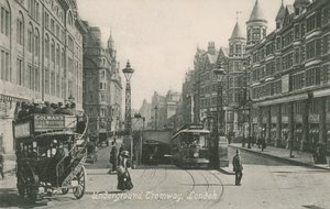 Podzemní tramvaj, Southampton Row, Londýn od English Photographer