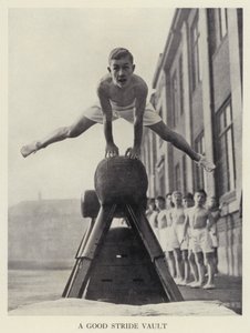 Voltiž: Přeskok s dobrým krokem (černobílá fotografie) od English Photographer