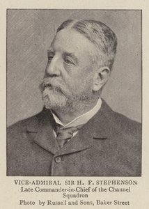 Vice-admirál Sir H F Stephenson od English Photographer