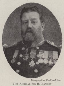 Viceadmirál Sir H Rawson od English Photographer