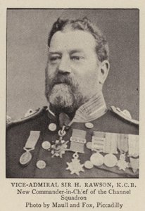Viceadmirál Sir H Rawson, KCB od English Photographer