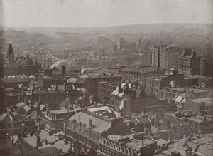 Pohled ze Zlaté galerie, St Pauls, při pohledu na severozápad od English Photographer
