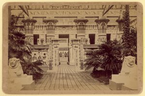 Pohled směrem k Egyptskému dvoru, Crystal Palace od English Photographer