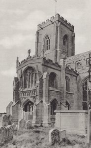 Walpole St Peter (černobílá fotografie) od English Photographer
