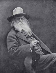 Walt Whitman (černobílá fotografie) od English Photographer