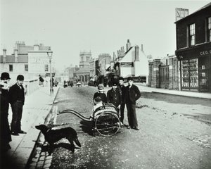 Wandsworth High Street: Pohled na západ, 1890 od English Photographer