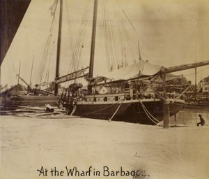 Wharf, Bridgetown, Barbados od English Photographer