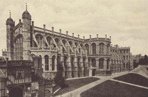 Hrad Windsor, kaple svatého Jiří (čb fotografie) od English Photographer