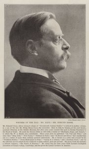 Spisovatelé dne, pan Edmund Gosse od English Photographer