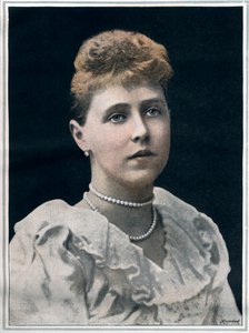 Portrét Marie Rumunské (Marie Alexandra Victoria, dříve princezna Marie z Edinburghu)