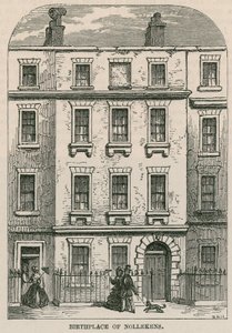 28 Dean Street, Soho, Londýn, rodiště umělce Josepha Nollekense od English School
