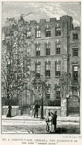 4 Cheyne Walk, Chelsea, sídlo zesnulého George Eliota od English School