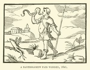Zázrak Bartholomew Fair, 1641 od English School