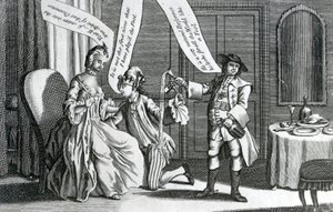 Jistá osoba v charakteru blázna, 1770 od English School