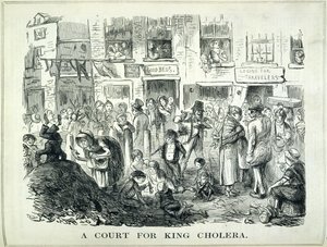 A Court for King Cholera, ilustrace z 