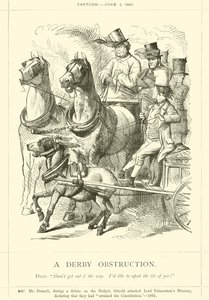 A Derby Obstruction (rytina) od English School
