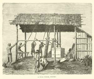 Dyacká kovárna, Borneo od English School
