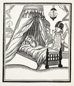 Úplný, pravdivý a konkrétní popis, ilustrace z Chap-books of the Eighteenth Century od Johna Ashtona, pub. 1882 od English School