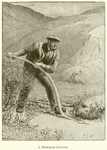 Highland Crofter od English School
