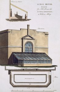 Horký dům popravený za jeho Grace vévodu z Bedfordu v opatství Woburn, 1806 od English School