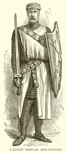 Templářský rytíř, 10. století od English School
