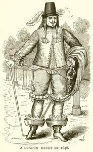 Londýnský Dandy z roku 1646 od English School