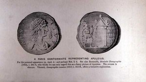 Pařížská kontorniata zastupující Apuleia (asi 124–170 n. l.) od English School