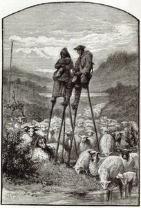 Pastorace v Landes, z „Hodina volného času“, 1891 od English School