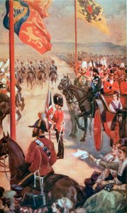 Recenze na Aldershot, květen 1874 od English School