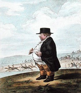 Pohled na Newmarket Heath, převzatý z Davis
