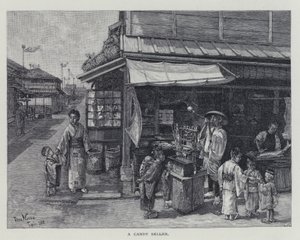 prodavač bonbónů (litho) od English School
