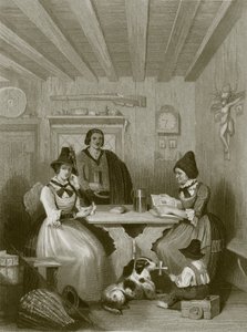 Rodinná scéna v Tyrolsku od English School