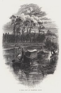 Slavnostní den v Hampton Court, Richmond upon Thames od English School
