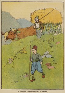 Malý makedonský povozník (barva litho) od English School