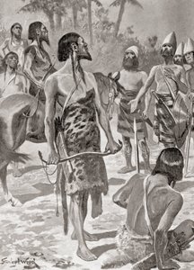 Setkání mezi tyrskými zakladateli Kartága a libyjskými náčelníky, z Hutchinson