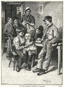 "Nejoblíbenější člen společnosti" (rytina) od English School