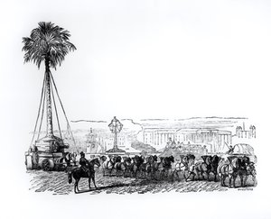 Palma byla převezena do Hyde Parku na Velkou výstavu v Londýně v roce 1851 od English School