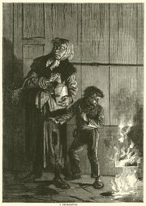 A petroleuse, duben 1871 od English School
